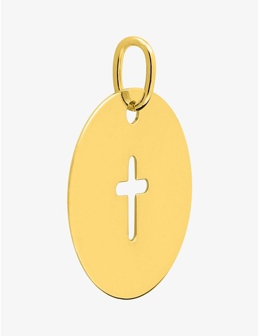 Pendentif or 375 ‰ jaune...