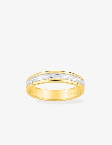 Alliance diamantée or 375 ‰...