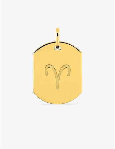 Pendentif plaqué or rond...