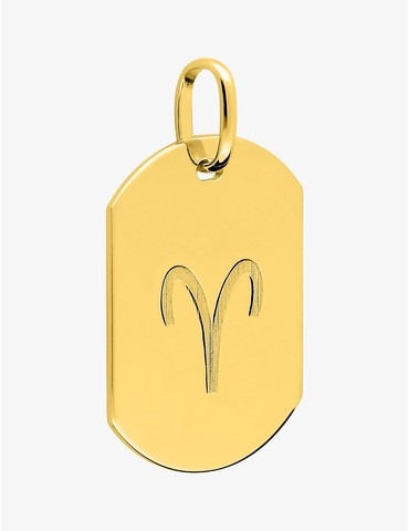 Pendentif plaqué or rond...