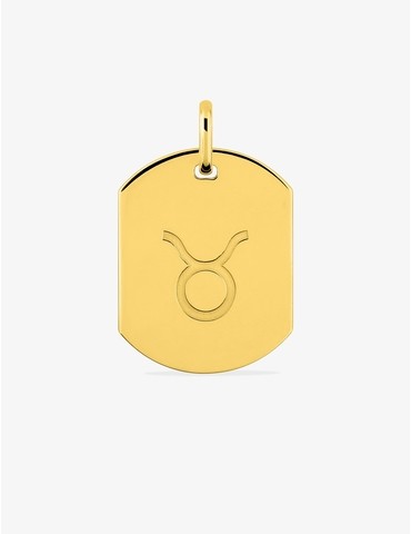 Pendentif plaqué or rond...