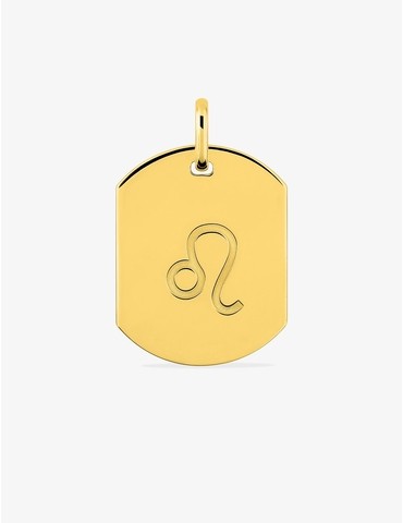 Pendentif plaqué or rond...