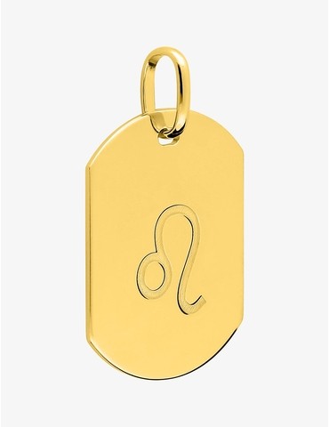 Pendentif plaqué or rond...