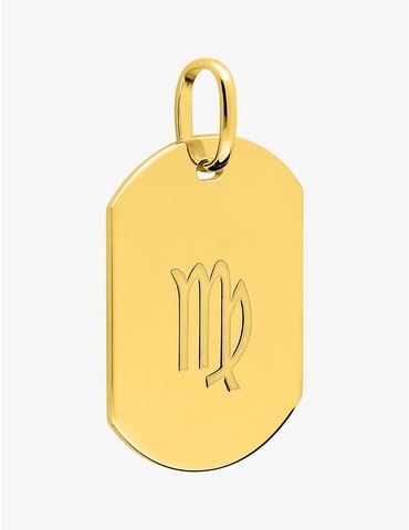 Pendentif plaqué or rond...