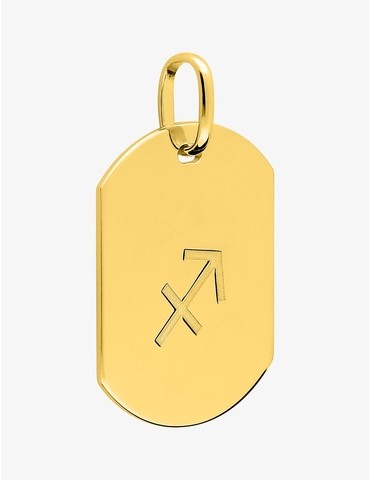 Pendentif plaqué or rond...