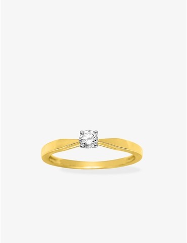 Bague solitaire classique...