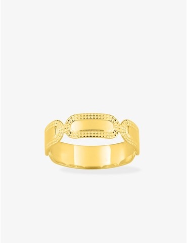 Bague en or jaune 750‰...