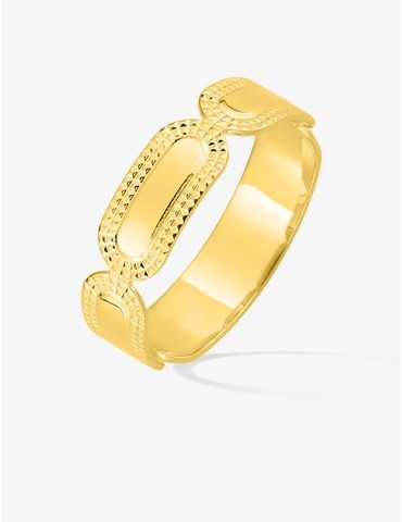 Bague en or jaune 750‰...