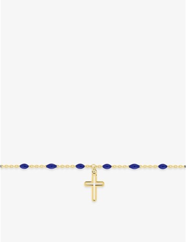 Bracelet plaqué or orné...