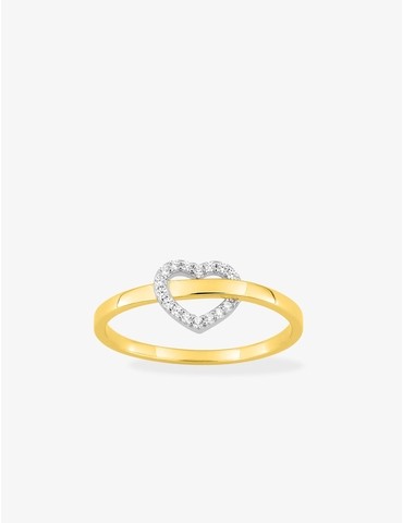 Bague en plaqué or jaune...