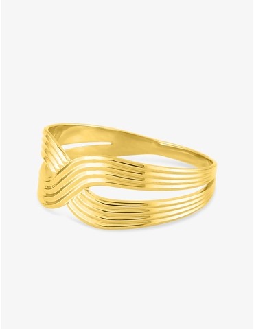Bague en or 375‰ effet...