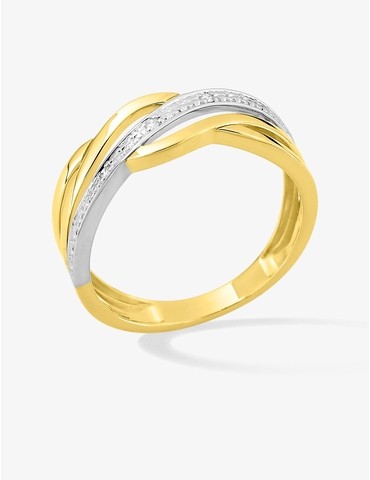 Bague en or jaune 375‰...
