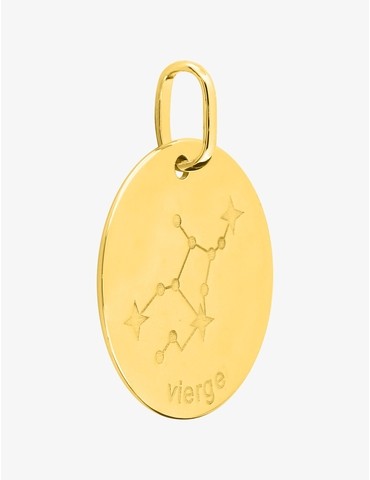 Médaille zodiaque Vierge en...