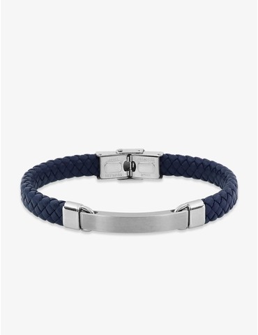 Bracelet homme acier gris,...