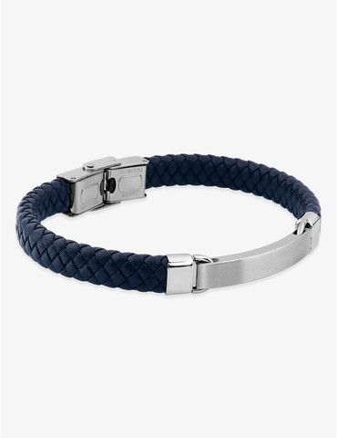 Bracelet homme acier gris,...