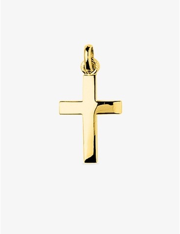 Pendentif croix en or jaune...