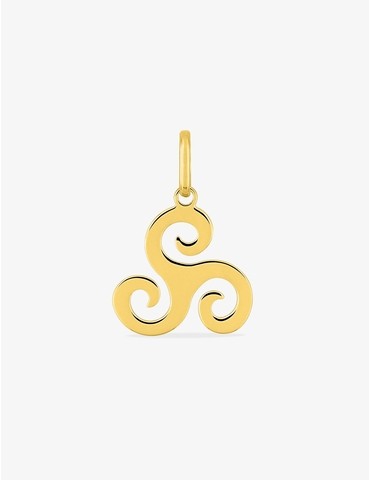 Pendentif Triskel plaqué or