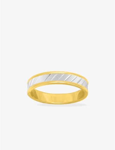 Alliance diamantée or 375 ‰...