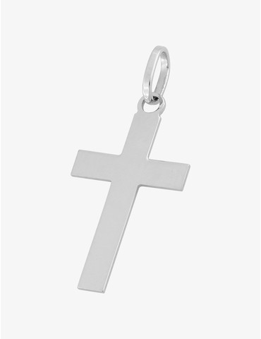 Pendentif croix lisse en or...
