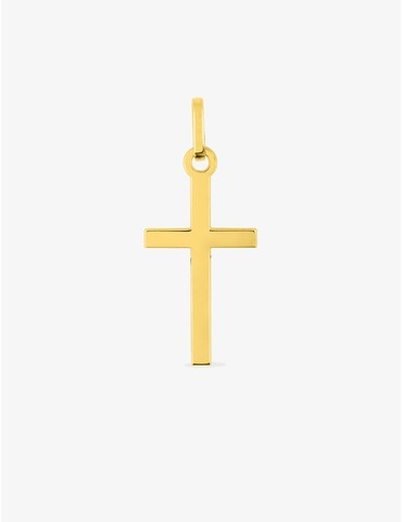 Pendentif croix en or jaune...