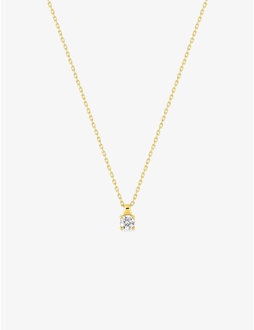 Collier or jaune 375 ‰ et...