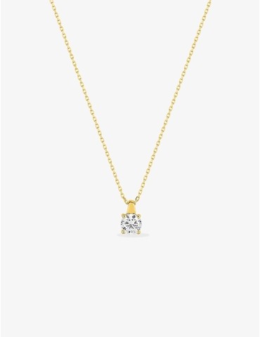 Collier or jaune 375 ‰ et...