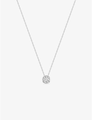 Collier or blanc 375 ‰ et...