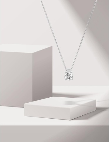 Collier or blanc 375 ‰ et...