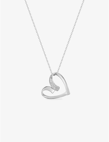 Collier cœur oxydes de...