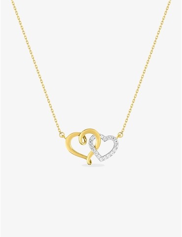 Collier cœurs entrelacés...