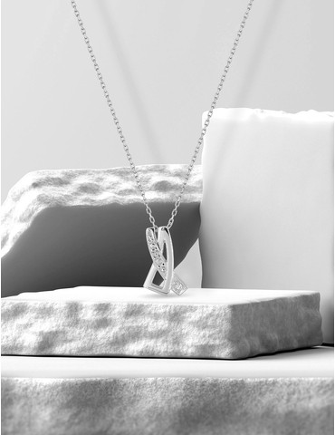 Collier motif géométrique...