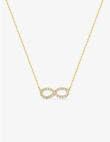 Collier Infini en or jaune...