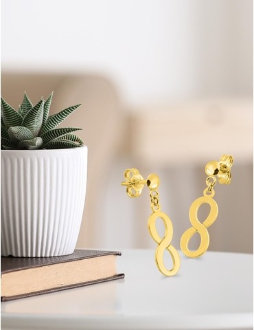 Boucles d'oreilles "infini"...