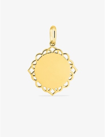 Médaille à graver plaqué or...