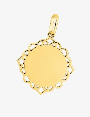 Médaille à graver plaqué or...