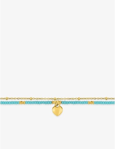 Bracelet à double chaîne en...