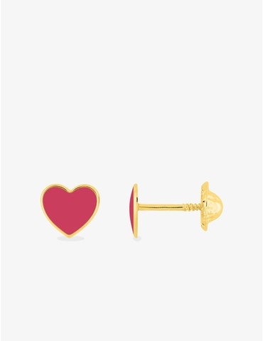 Boucles d'oreilles cœur or...
