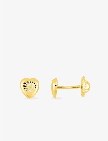 Boucles d'oreilles cœur or...