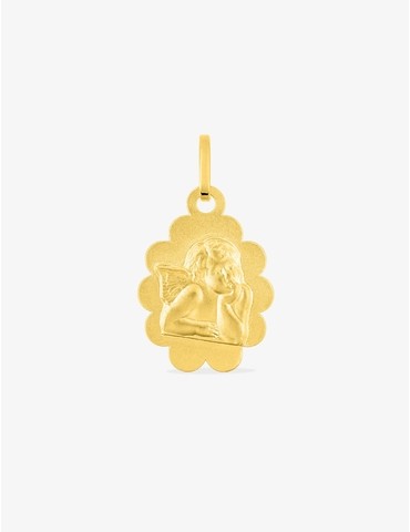 Médaille ange en or jaune...