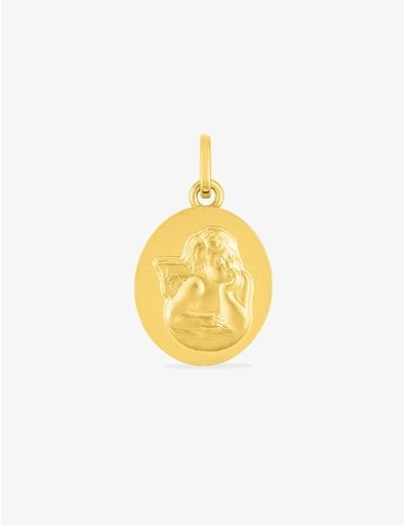 Médaille ange en or jaune...
