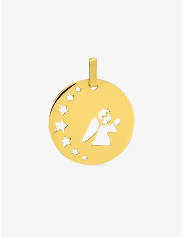 Médaille ange jeton en or...