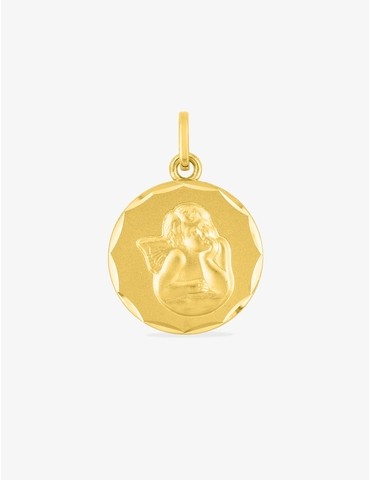 Médaille ange en or jaune...