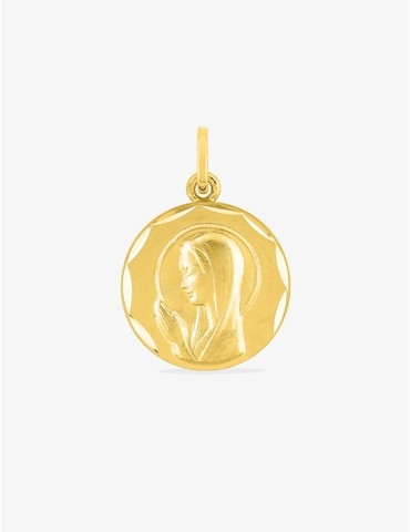 Médaille Vierge en or jaune...