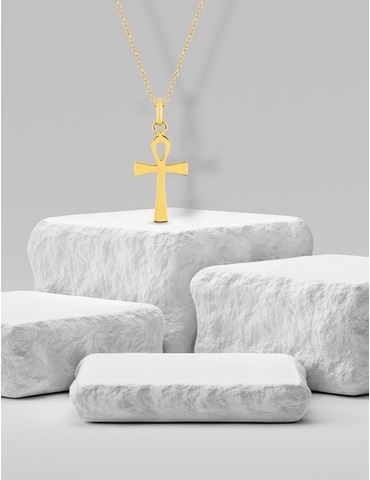 Pendentif croix de vie en...