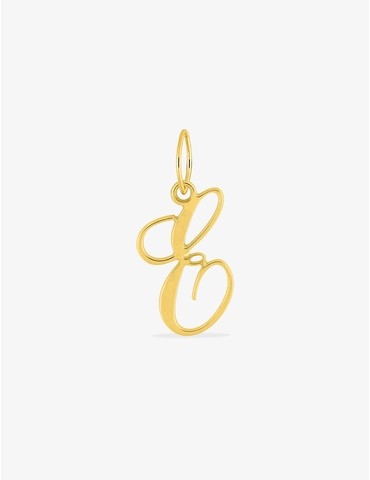 Pendentif lettre E anglaise...