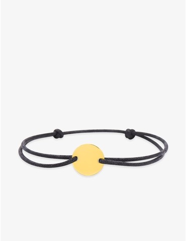 Bracelet cordon noir motif...