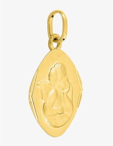 Pendentif médaille ange or...