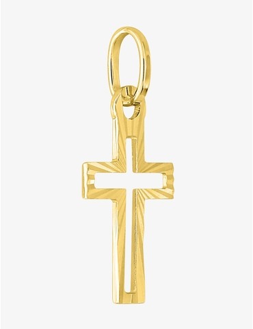 Pendentif croix ajourée or...