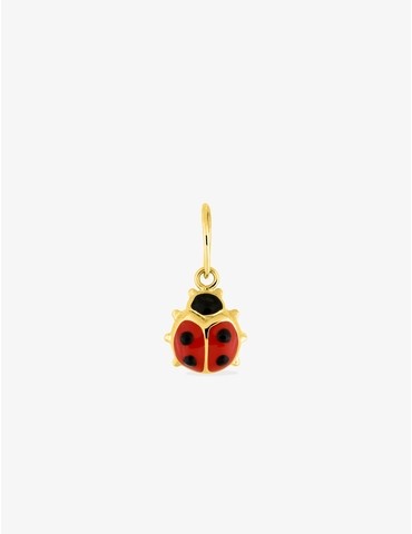 Pendentif coccinelle or...