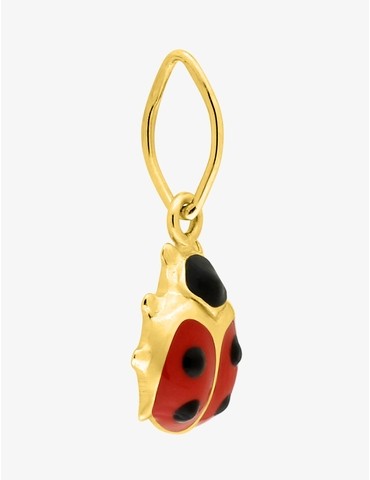 Pendentif coccinelle or...
